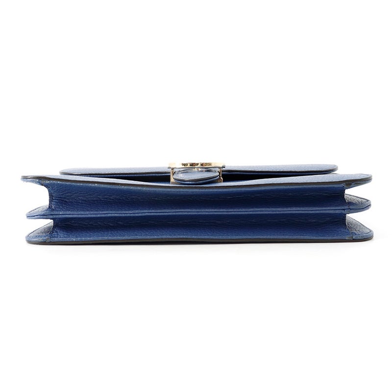 グッチ チェーンショルダーバッグ インターロッキングG レザー 510303 GUCCI バッグ 2way 黒 アウトレット品