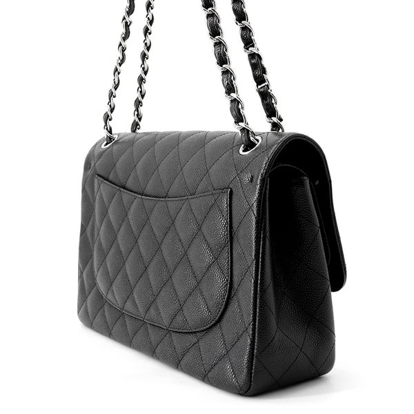 シャネル チェーンショルダーバッグ マトラッセ30 キャビアスキン ココマーク A58600 CHANEL バッグ 黒