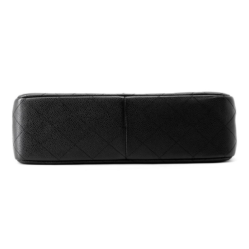 シャネル チェーンショルダーバッグ マトラッセ30 キャビアスキン ココマーク A58600 CHANEL バッグ 黒