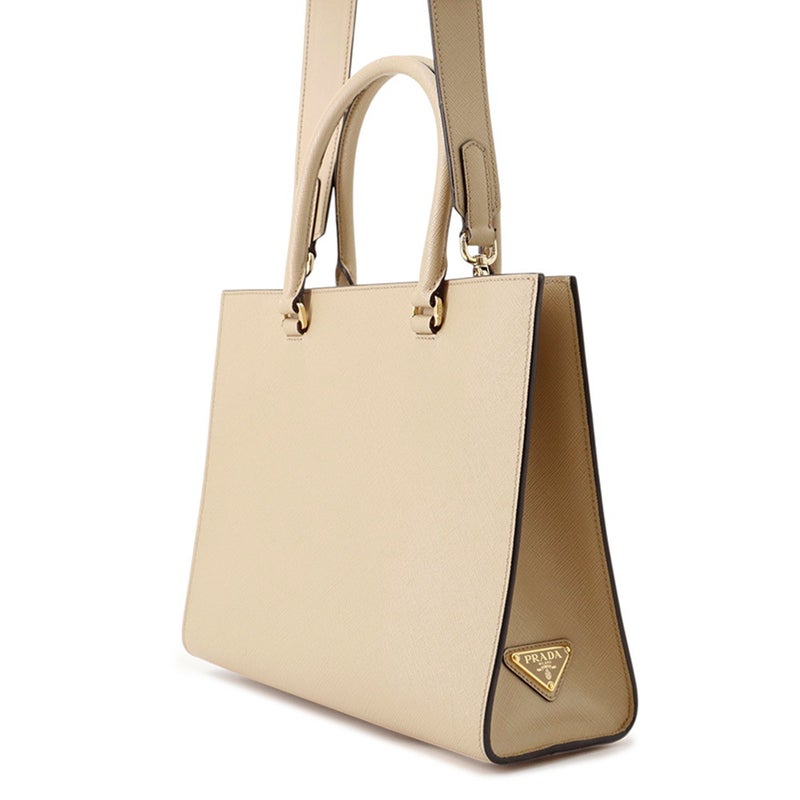 プラダ ハンドバッグ ロゴ レザー 1BA337 PRADA 2wayショルダーバッグ