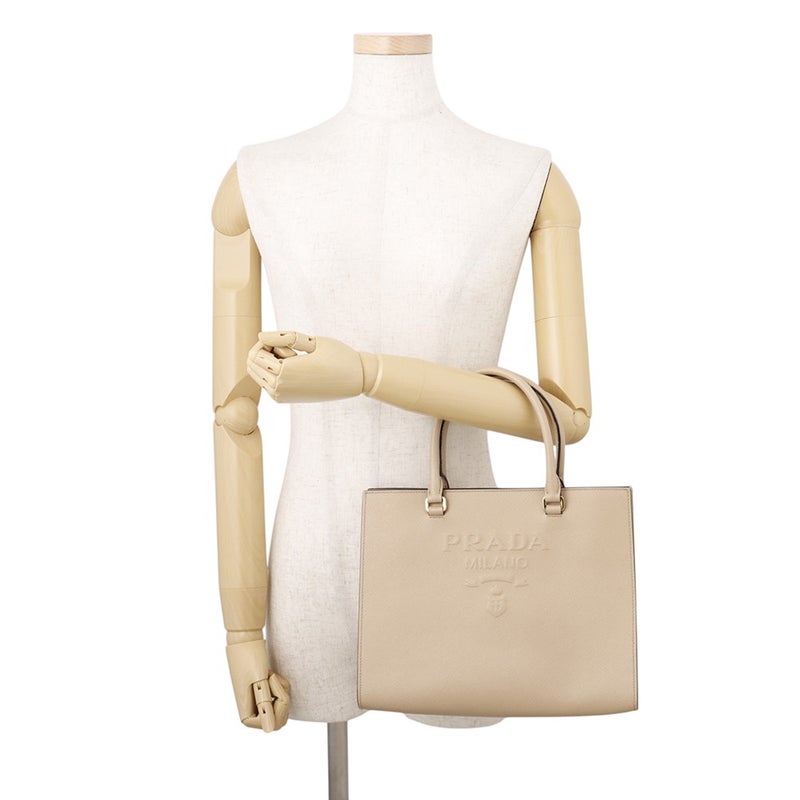 プラダ ハンドバッグ ロゴ レザー 1BA337 PRADA 2wayショルダーバッグ