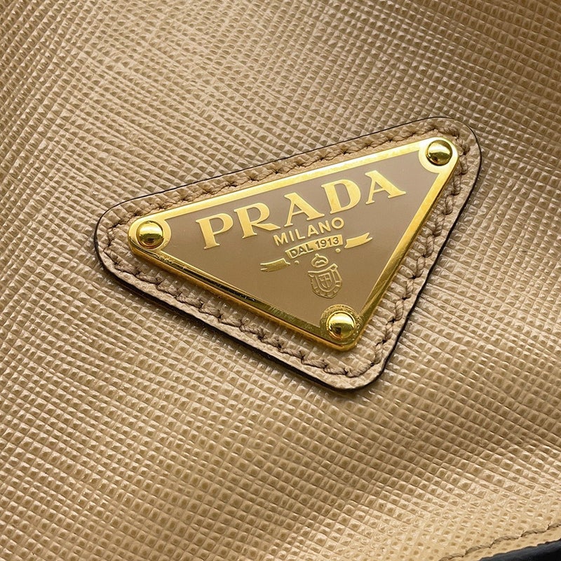 プラダ ハンドバッグ ロゴ レザー 1BA337 PRADA 2wayショルダーバッグ