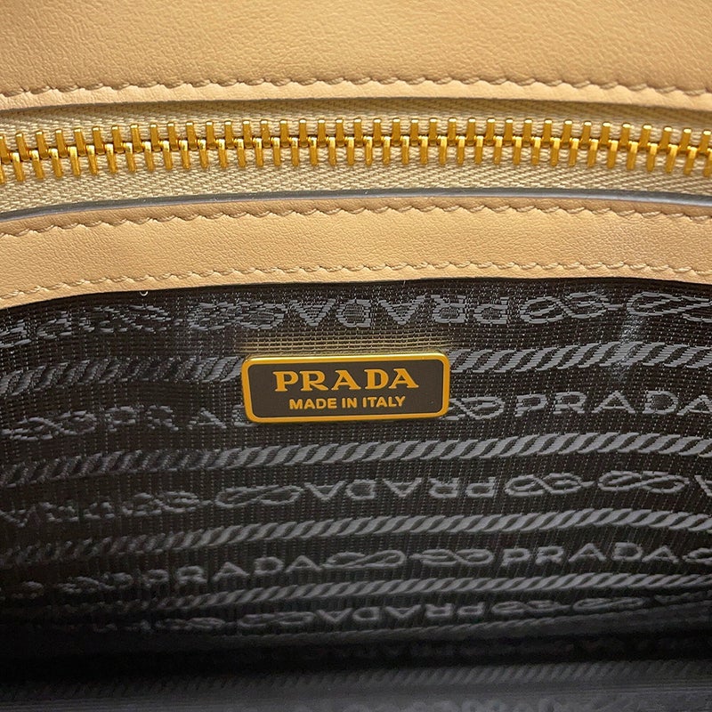 プラダ ハンドバッグ ロゴ レザー 1BA337 PRADA 2wayショルダーバッグ