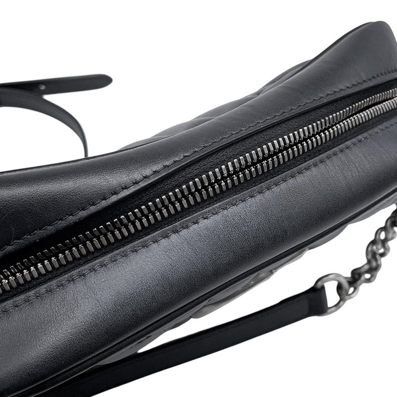 グッチ チェーンショルダーバッグ GGマーモント キルティング スモール 447632 GUCCI バッグ 黒