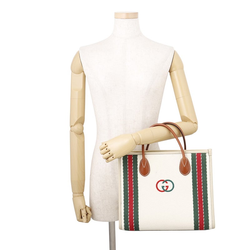 グッチ トートバッグ インターロッキングG キャンバス 701737 GUCCI ２wayショルダー