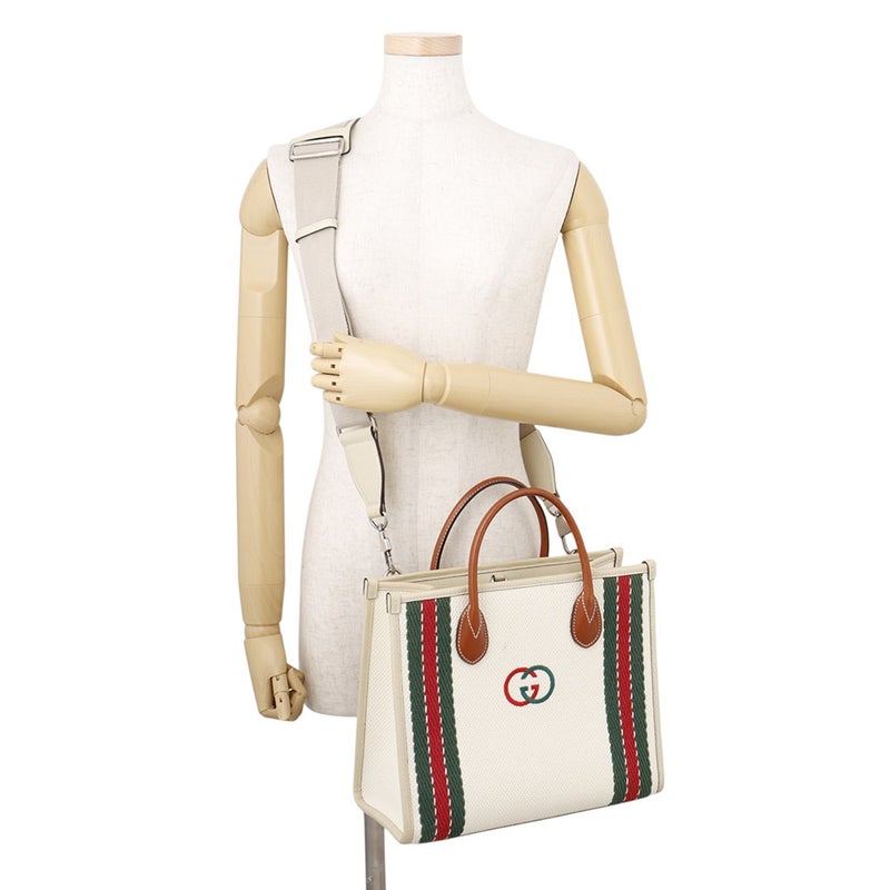 グッチ トートバッグ インターロッキングG キャンバス 701737 GUCCI ２wayショルダー