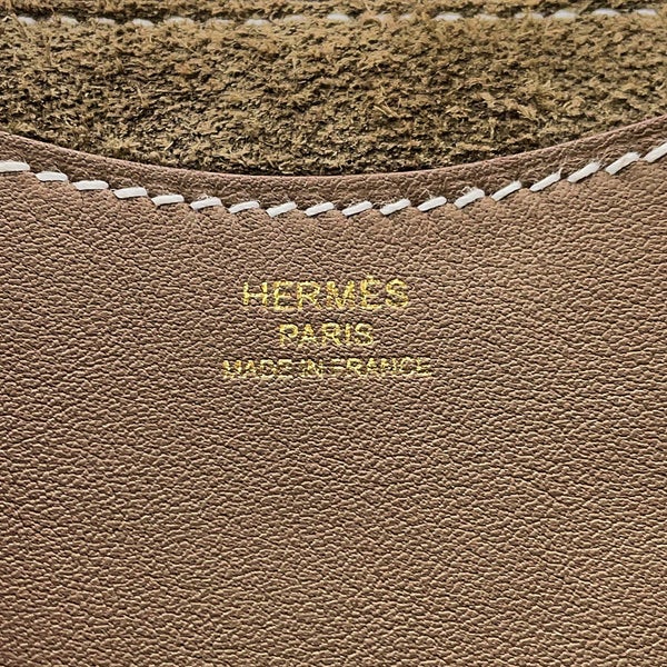 エルメス トートバッグ インザループ 18 エトゥープ/ゴールド金具 トリヨンクレマンス/スイフト K刻印