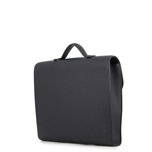 エルメス ビジネスバッグ サックアデペッシュ ライト 37 キャバン/シルバー金具 トゴ U刻印 HERMES メンズ