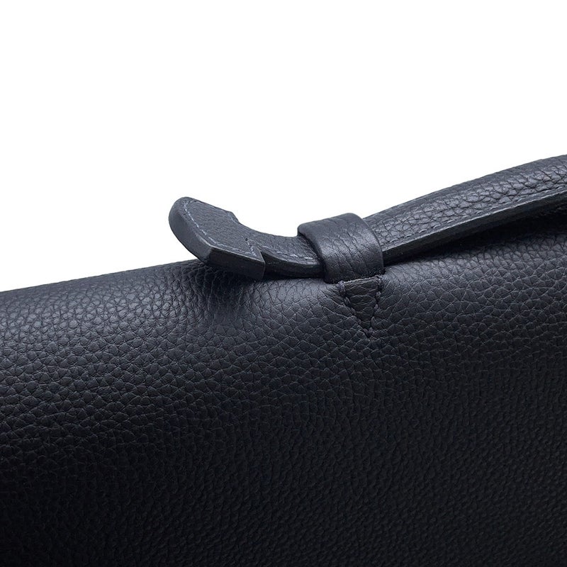 エルメス ビジネスバッグ サックアデペッシュ ライト 37 キャバン/シルバー金具 トゴ U刻印 HERMES メンズ