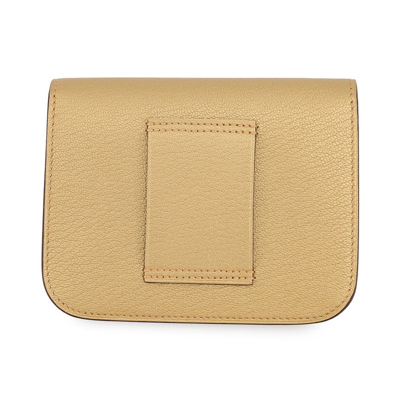 エルメス 財布 コンスタンス スリム ドレ/シャンパンゴールド金具 シェブルシャムキラ W刻印 HERMES
