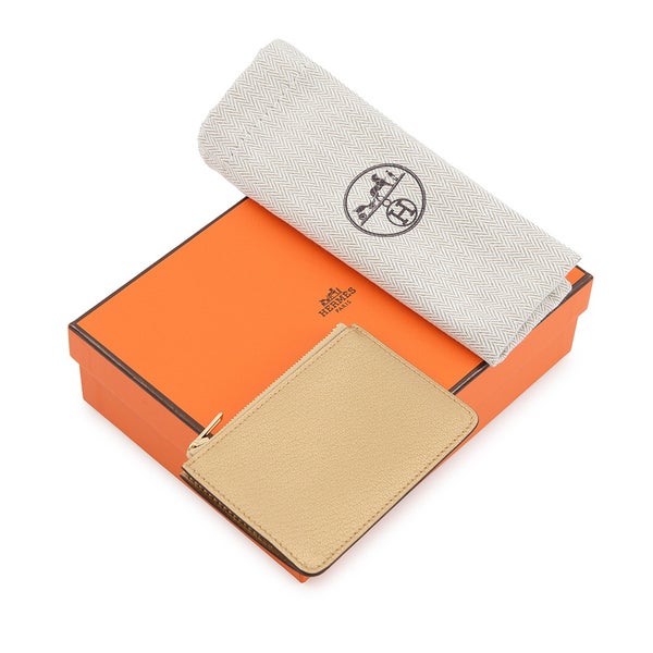 エルメス 財布 コンスタンス スリム ドレ/シャンパンゴールド金具 シェブルシャムキラ W刻印 HERMES
