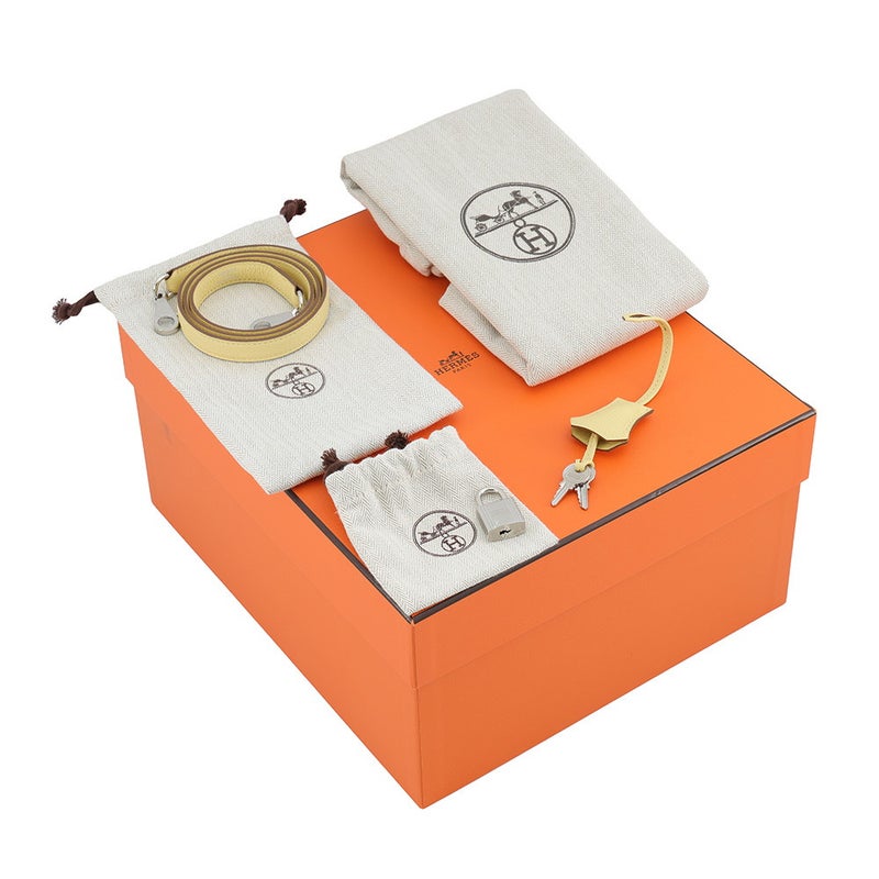 エルメス ハンドバッグ ケリー25 内縫い ジョーヌプッサン/シルバー金具 トゴ G刻印 HERMES Kelly 2wayバッグ