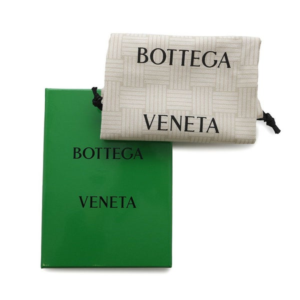 ボッテガヴェネタ 二つ折り財布 マキシ イントレチャート 667130 BOTTEGA VENETA 黒