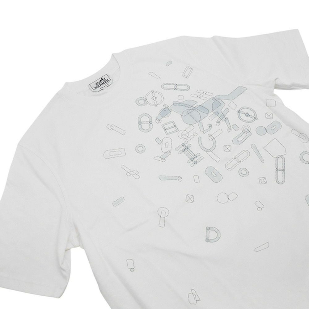 美品　HERMES フラグメント・エクエストレス　サイズL Tシャツ エルメス Tシャツ フラグメント・エクエストレス Fragments Equestres