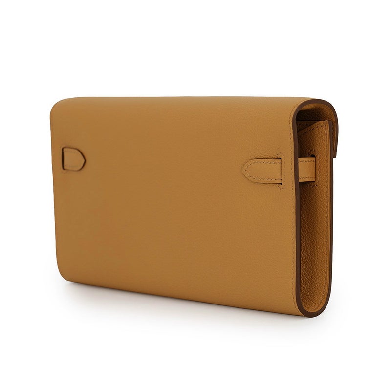 エルメス ケリーウォレット ロング トゥーゴー セサミ/シルバー金具 エバーカラー G刻印 財布