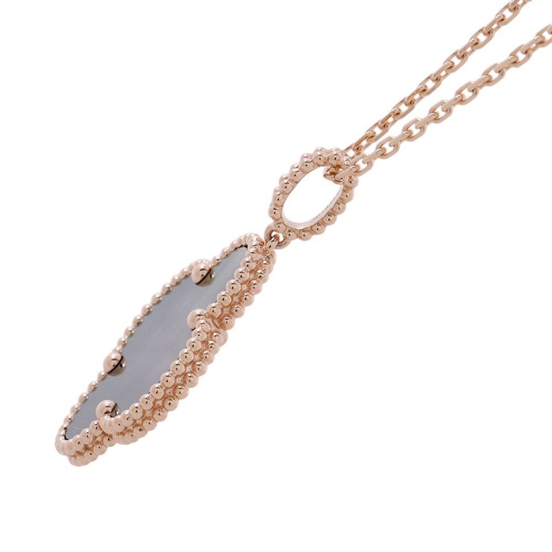 ヴァンクリーフ&アーペル ネックレス マジック アルハンブラ ロングネックレス 1モチーフ グレーマザーオブパール K18PG VCARP6I200