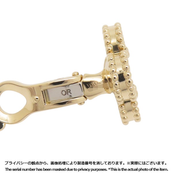 ヴァンクリーフ&アーペル ピアス ヴィンテージ アルハンブラ イヤリング オニキス K18YGイエローゴールド VCARA44200