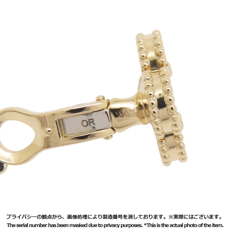 ヴァンクリーフ&アーペル ピアス ヴィンテージ アルハンブラ イヤリング オニキス K18YGイエローゴールド VCARA44200