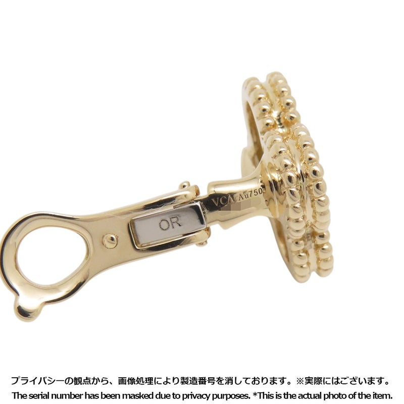 ヴァンクリーフ&アーペル ピアス ヴィンテージ アルハンブラ イヤリング マザーオブパール K18YGイエローゴールド VCARA44100