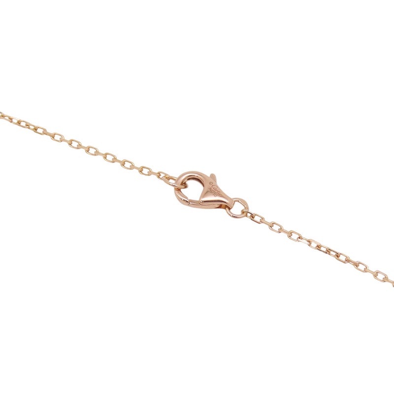 カルティエ ネックレス ロゴ ドゥーブルC ダイヤモンド K18PGピンクゴールド B7219300 Cartier ペンダント