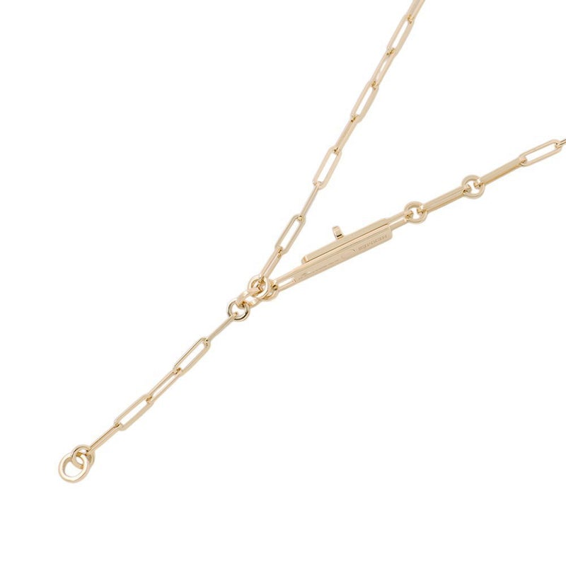 エルメス ネックレス ケリー・シェーヌ ラリアット ダイヤモンド 41P 計0.62ct K18YGイエローゴールド HERMES Kelly Chaine Lariat