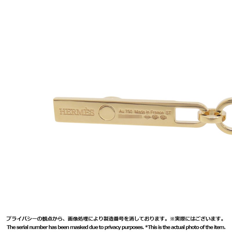 エルメス ネックレス ケリー・シェーヌ ラリアット ダイヤモンド 41P 計0.62ct K18YGイエローゴールド HERMES Kelly Chaine Lariat