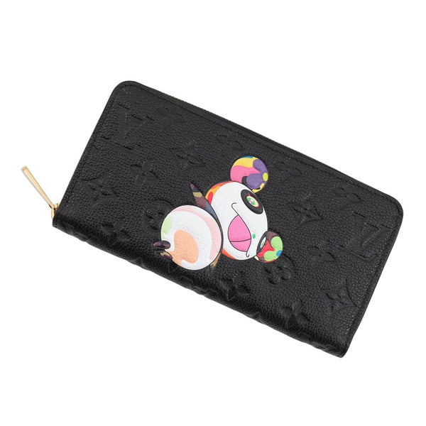 ルイヴィトン 長財布 モノグラム・アンプラント LV × TM ジッピー 