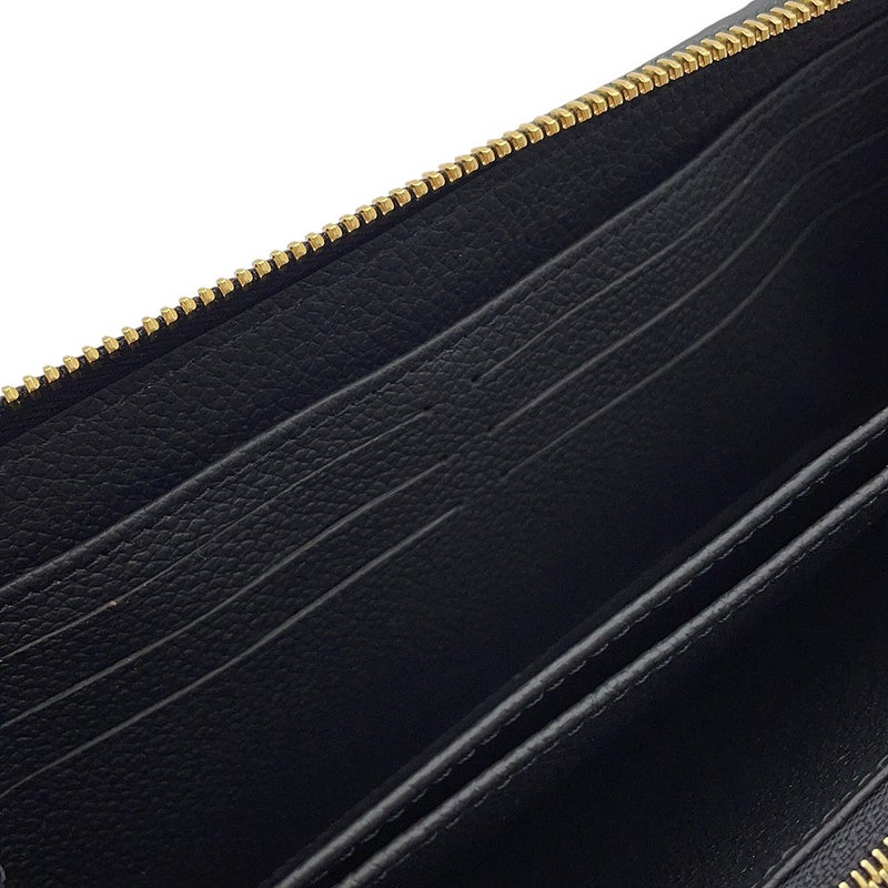 ルイヴィトン 長財布 モノグラム・アンプラント LV × TM ジッピー・ウォレット パンダ 日本限定 M14160 村上隆コラボ 黒 ブラック