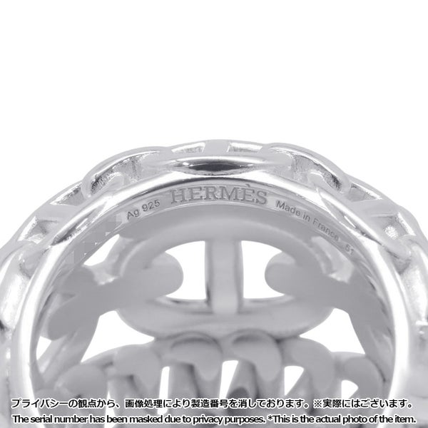 エルメス リング シェーヌダンクル マルチチェーンTGM Enchainee SV925シルバー リングサイズ51 HERMES ジュエリー
