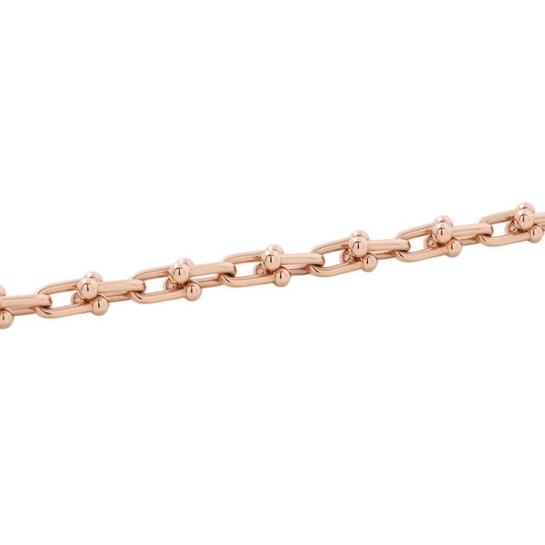 ティファニー ネックレス ハードウェア スモールリンク ネックレス K18PGピンクゴールド 70353164 Tiffany&Co. ジュエリー