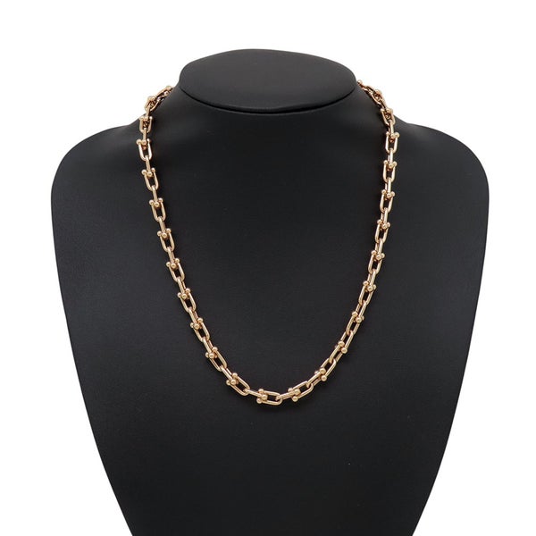 ティファニー ネックレス ハードウェア スモールリンク ネックレス K18PGピンクゴールド 70353164 Tiffany&Co. ジュエリー