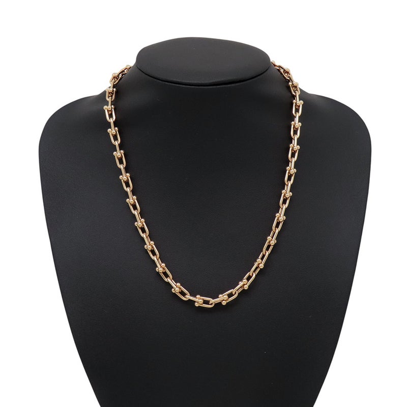 ティファニー ネックレス ハードウェア スモールリンク ネックレス K18PGピンクゴールド 70353164 Tiffany&Co. ジュエリー