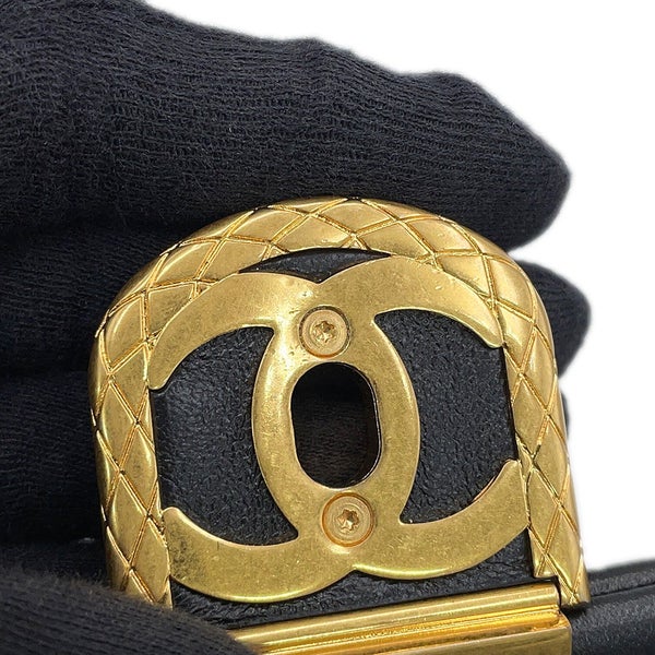 シャネル チェーンショルダーバッグ マトラッセ ココマーク スモールフラップバッグ ラムスキン AS2473 CHANEL 黒