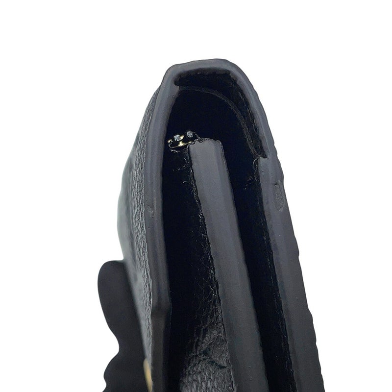 ルイヴィトン 三つ折り財布 モノグラム・アンプラント ポルトフォイユ・ヴィクトリーヌ M64060 ヴィトン 財布 ブラック 黒