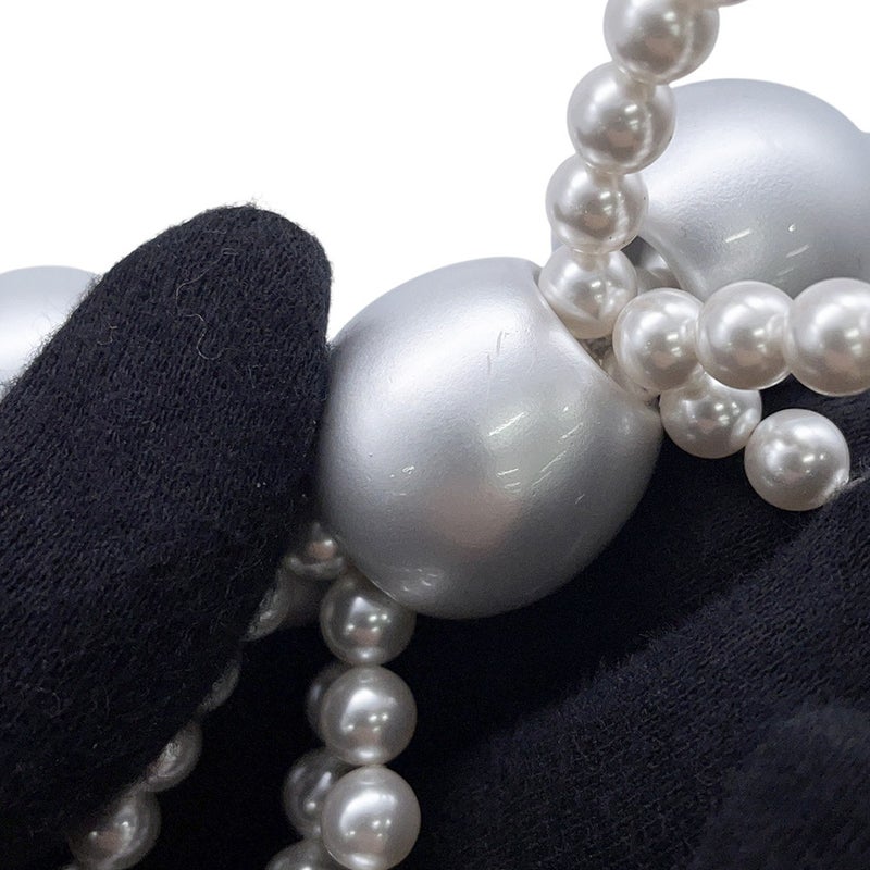シャネル ネックレス フェイクパール リボン B25 C CHANEL アクセサリー