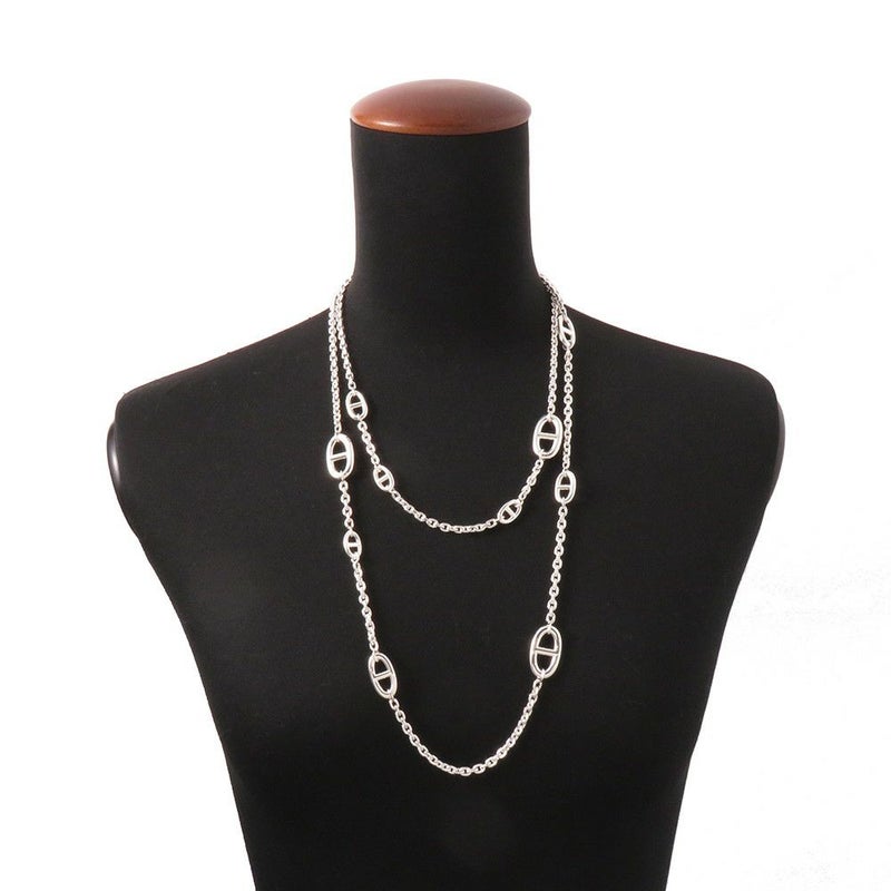 エルメス ネックレス シェーヌダンクル ファランドール 120 SV925シルバー HERMES ジュエリー