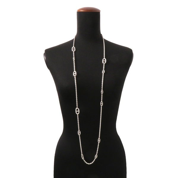 エルメス ネックレス シェーヌダンクル ファランドール 120 SV925シルバー HERMES ジュエリー