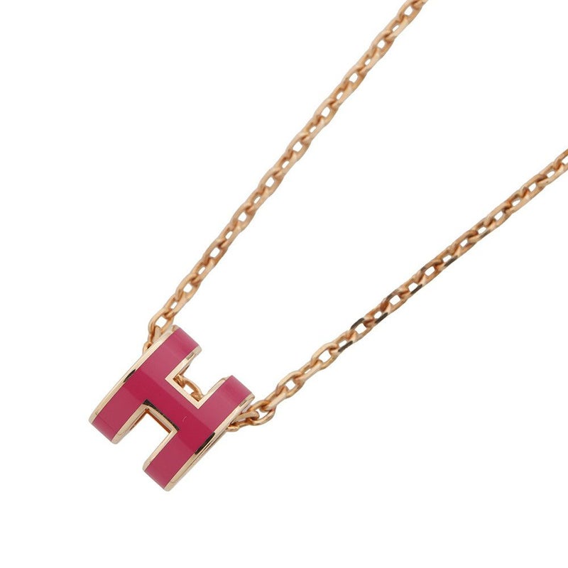 エルメス ネックレス ミニ・ポップアッシュ ピンク/ピンクゴールド金具 HERMES アクセサリー