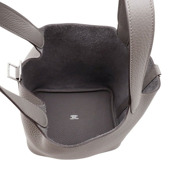 エルメス ハンドバッグ ピコタンロックPM グリメイヤー/シルバー金具 トリヨンクレマンス K刻印