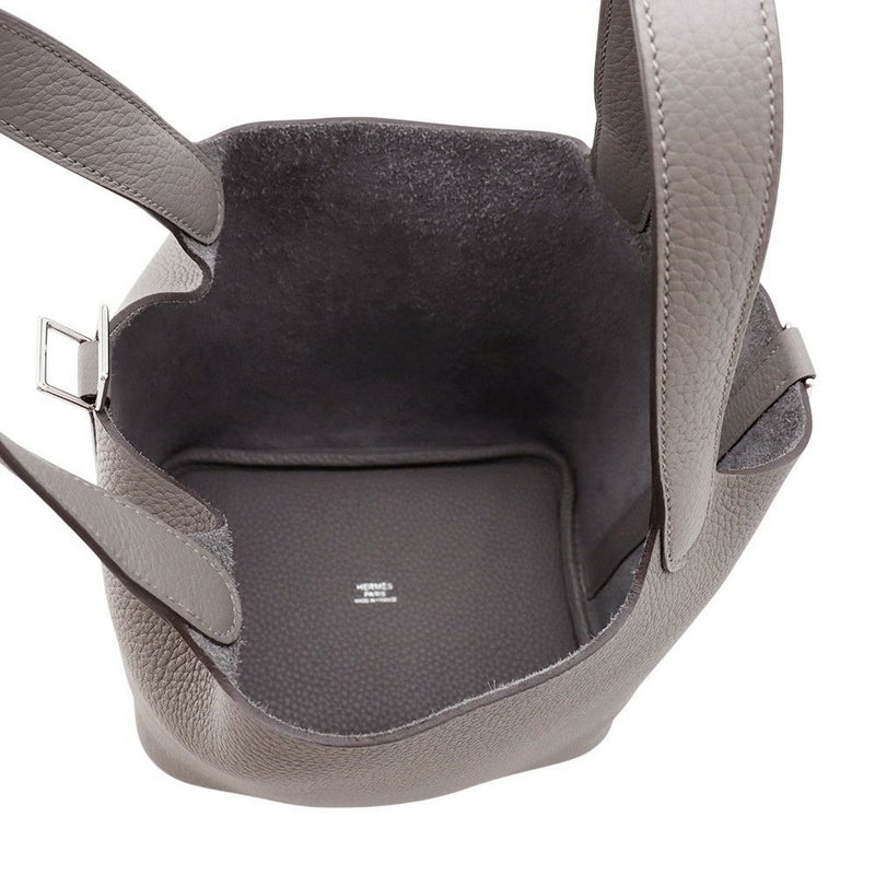 エルメス ハンドバッグ ピコタンロックPM グリメイヤー/シルバー金具 トリヨンクレマンス K刻印