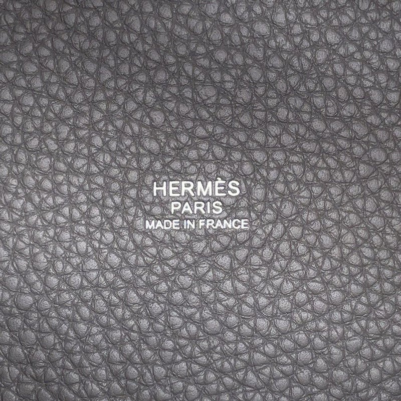 エルメス ハンドバッグ ピコタンロックPM グリメイヤー/シルバー金具 トリヨンクレマンス K刻印