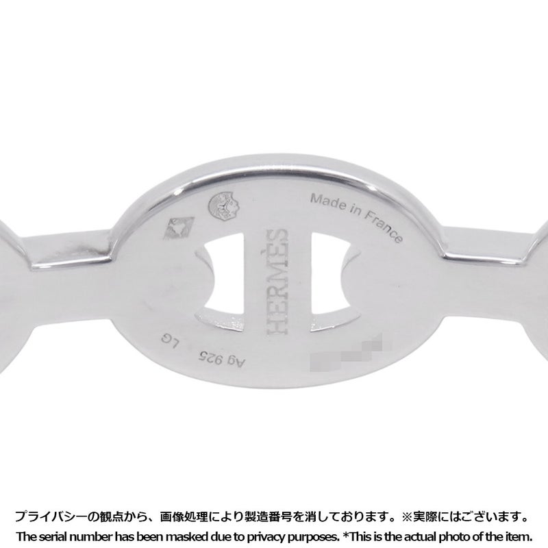 エルメス ブレスレット シェーヌダンクル アンシェネ バングル SV925シルバー サイズLG HERMES ジュエリー