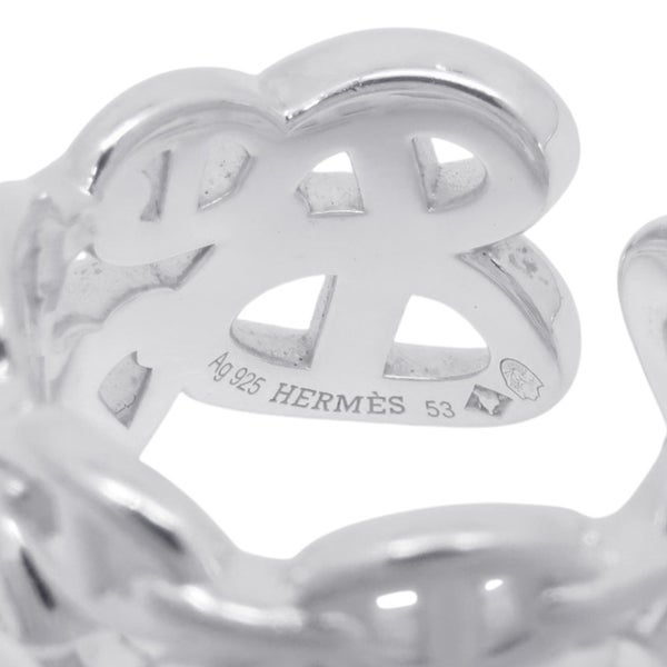 エルメス リング シェーヌダンクル アンシェネGM Enchainee SV925シルバー リングサイズ53 HERMES 指輪 ジュエリー