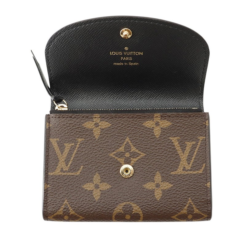 ルイヴィトン コインケース モノグラム・リバース ポルトモネ・ロザリ M82333 LOUIS VUITTON 小銭入れ 黒