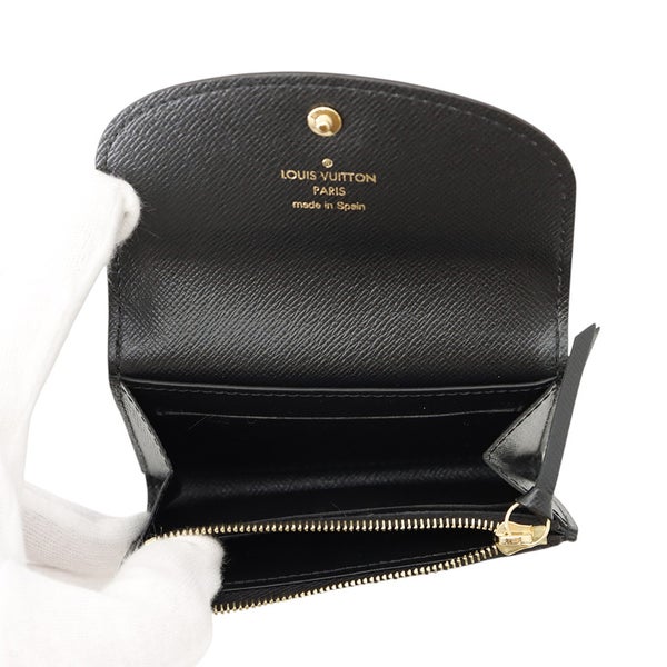 ルイヴィトン コインケース モノグラム・リバース ポルトモネ・ロザリ M82333 LOUIS VUITTON 小銭入れ 黒