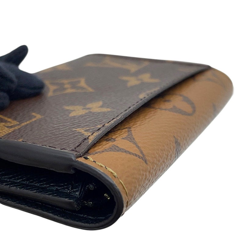 ルイヴィトン コインケース モノグラム・リバース ポルトモネ・ロザリ M82333 LOUIS VUITTON 小銭入れ 黒