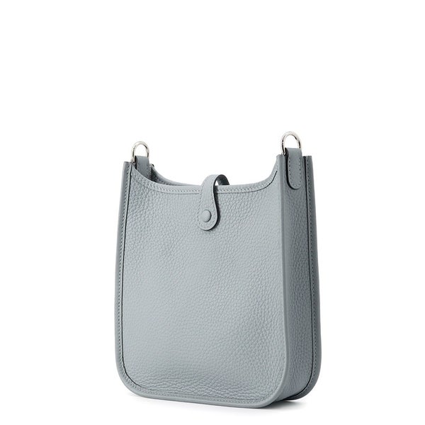 エルメス ショルダーバッグ エブリンTPM 111cm アマゾン グリパンタン/シルバー金具 トリヨンクレマンス K刻印 HERMES Evelyne