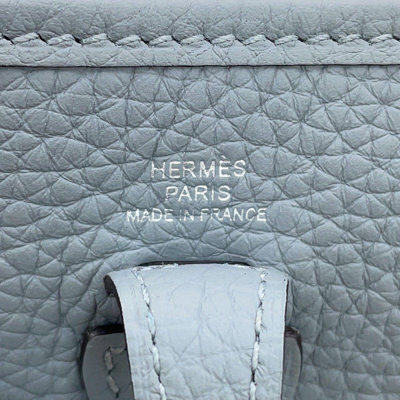 エルメス ショルダーバッグ エブリンTPM 111cm アマゾン グリパンタン/シルバー金具 トリヨンクレマンス K刻印 HERMES Evelyne