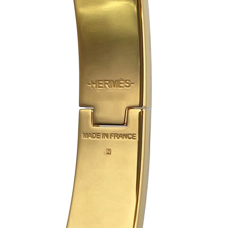 エルメス ブレスレット クリックHH ブラック/ゴールド金具 HERMES バングル アクセサリー 黒