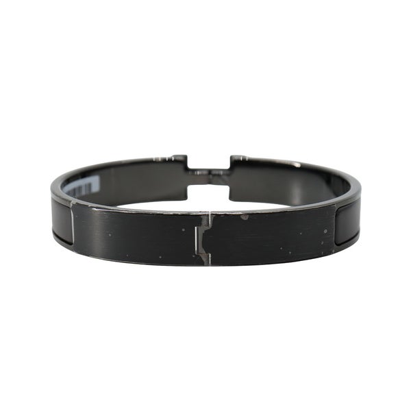 エルメス ブレスレット クリックHH ブラック/ブラック金具 HERMES バングル アクセサリー 黒